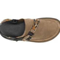Clearance Chaco Men's Canyon Leather Clog Paddle Hickory