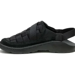 Online Chaco Men's Canyon Woven Clog Triple Black
