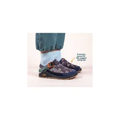 Clearance Chaco Men's Canyon Woven Clog Fade Black & White