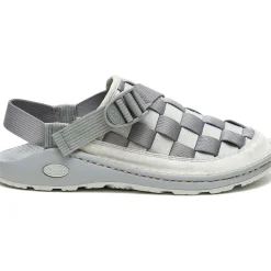 Hot Chaco Men's Canyon Woven Clog Cement Gray
