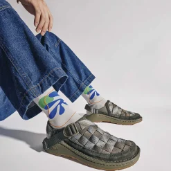 Hot Chaco Men's Canyon Woven Clog Cement Gray