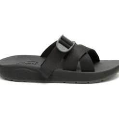 Outlet Chaco Men's CushZ Extra Cushioned Slide Black
