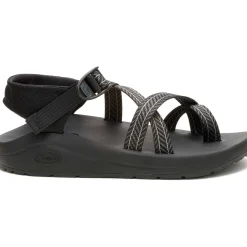 Hot Chaco Men's CushZ Toe-Loop Extra Cushioned Sandal Frond Black