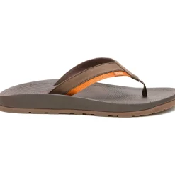 Discount Chaco Men's Lowdown Leather Flip Flop Coffee