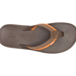 Discount Chaco Men's Lowdown Leather Flip Flop Coffee