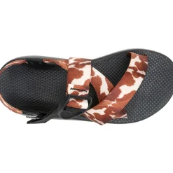 Sale Chaco Men's Mega Cow Z/1 Wide-Strap Classic Sandal Cow Print