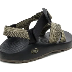 Clearance Chaco Men's Mega Z/1 Wide-Strap Classic Sandal Odds Black