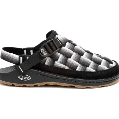 New Chaco Women's Canyon Woven Clog Fade Black & White