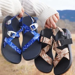 Hot Chaco Women's x KSX Art Mega Z/1 Classic Sandal Cyanotype Tan