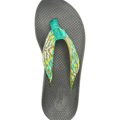 Clearance Chaco Women's Classic Flip Flop Flare Caribbean