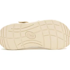 Outlet Chaco Women's CushZ Extra Cushioned Slide Frond Dark Vanilla