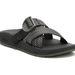 Chaco Women's CushZ Extra Cushioned Slide Frond Black