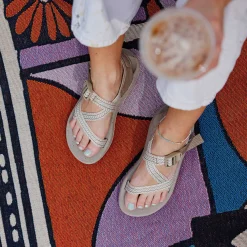 Chaco Women's CushZ Extra Cushioned Sandal Frond Dark Vanilla