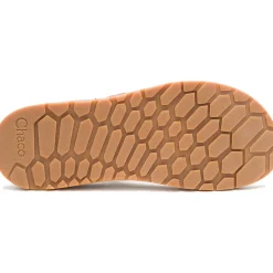 Outlet Chaco Women's Lowdown Leather Flip Flop Burnt Chestnut