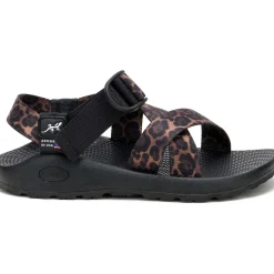 Chaco Women's Mega Z/1 Wide-Strap Classic Sandal Brown Leopard
