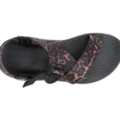 Chaco Women's Mega Z/1 Wide-Strap Classic Sandal Brown Leopard