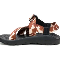 Sale Chaco Women's Mega Cow Z/1 Wide-Strap Classic Sandal Cow Print