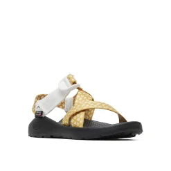 Chaco Women's Mega Z/1 Wide-Strap Classic Sandal Tiny Blooms Mustard