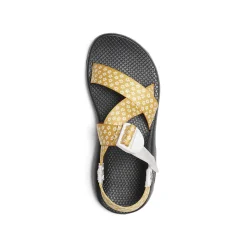 Chaco Women's Mega Z/1 Wide-Strap Classic Sandal Tiny Blooms Mustard