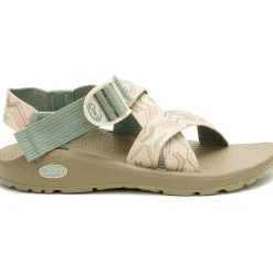 Clearance Chaco Women's Mega Z/Cloud Wide-Strap Cushioned Sandal Paddle Sage