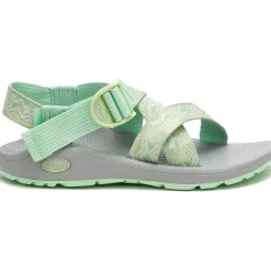 Online Chaco Women's Mega Z/Cloud Wide-Strap Cushioned Sandal Paddle Celadon