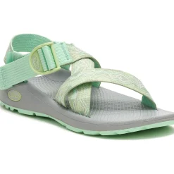 Online Chaco Women's Mega Z/Cloud Wide-Strap Cushioned Sandal Paddle Celadon