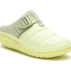 New Chaco Women's Ramble Rugged Canvas Clog Faded Limeade