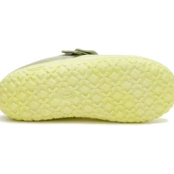 New Chaco Women's Ramble Rugged Canvas Clog Faded Limeade