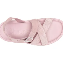Clearance Chaco Women's Townes Suede Midform Sandal Rose Quartz