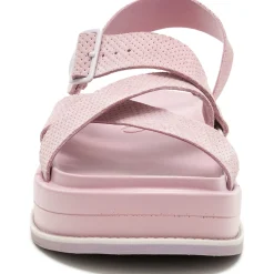 Clearance Chaco Women's Townes Suede Midform Sandal Rose Quartz