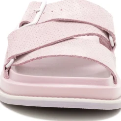 Clearance Chaco Women's Townes Suede Slide Rose Quartz