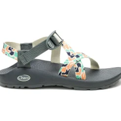 Clearance Chaco Women's Z/1 Adjustable Strap Classic Sandal Pebble Mango Tango