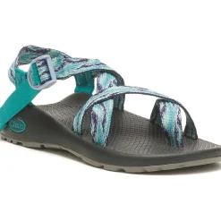 New Chaco Women's Z/2 Adjustable Strap Classic Sandal Current Dusty Blue