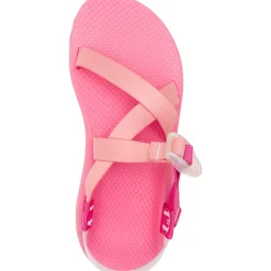 Best Chaco Women's Z/1 Pink Tones Adjustable Strap Classic Sandal Soft Coral