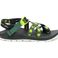 Outlet Chaco Women's Z/2 Woof Woof Adjustable Strap Classic Sandal Chewin' Dark Green