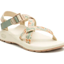 Discount Chaco Women's Z/Cloud Adjustable Strap Wide-Width Cushioned Sandal Pebble Sage